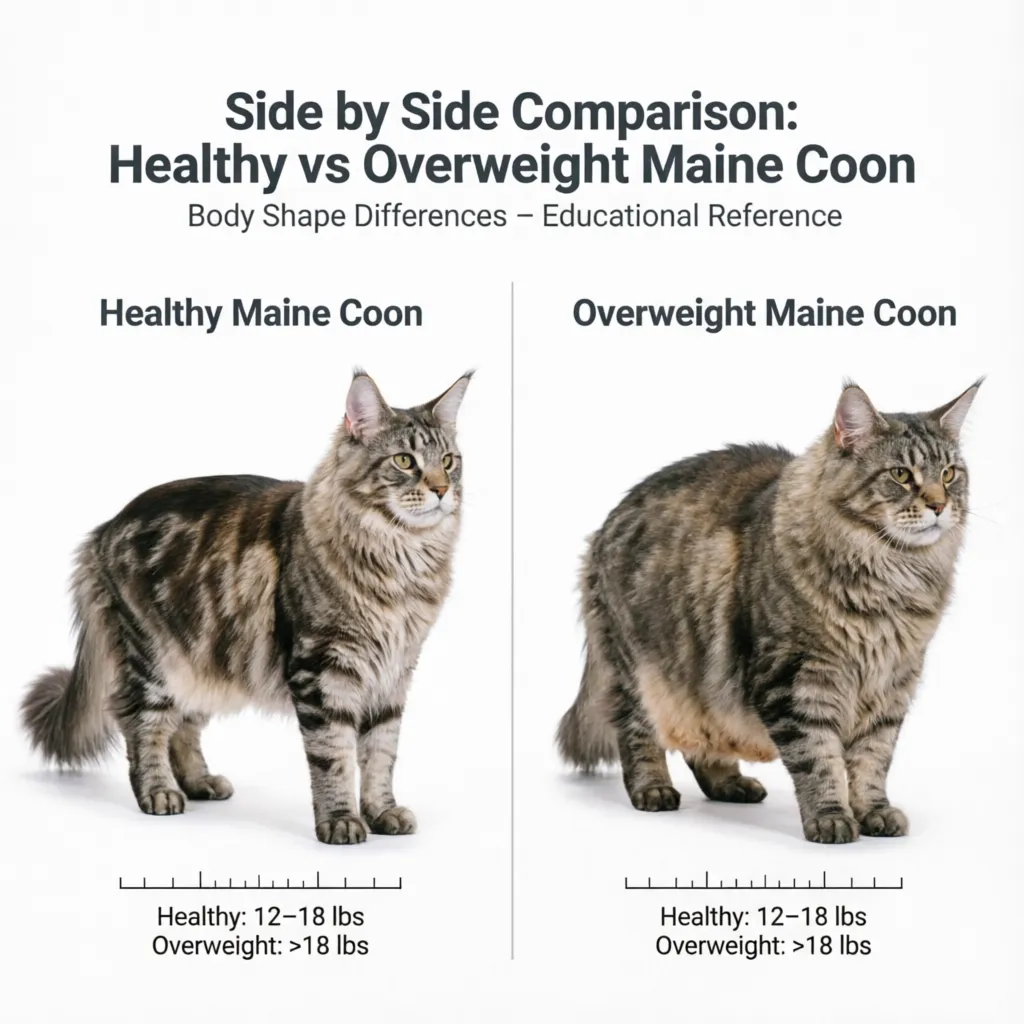 Healthy weight management for Maine Coons