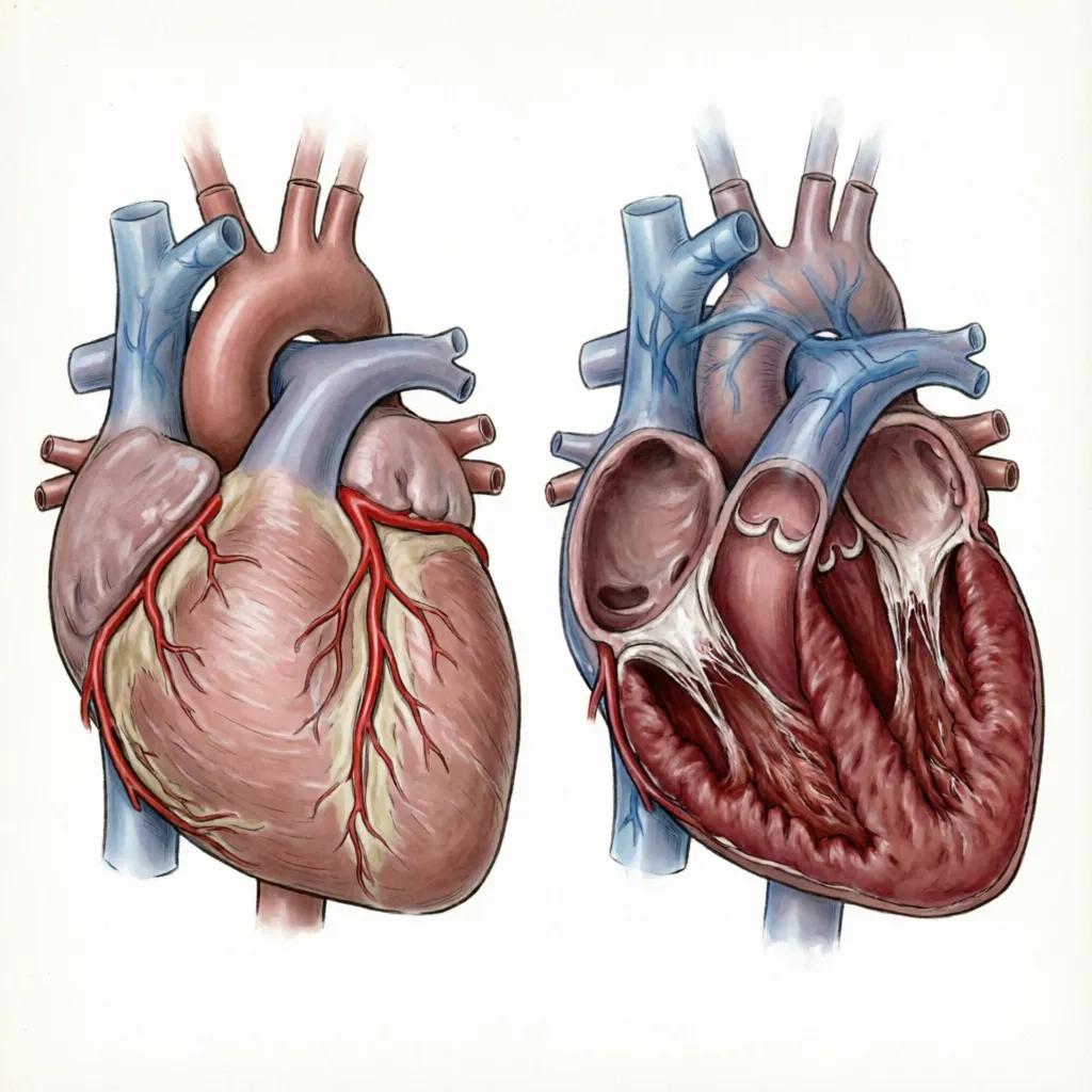 Hypertrophic Cardiomyopathy diagram